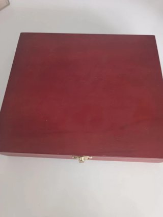 Elegante juego escritorio madera y metal