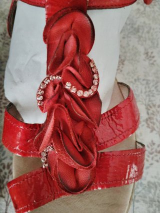 Sandalias Hispanitas Rojas