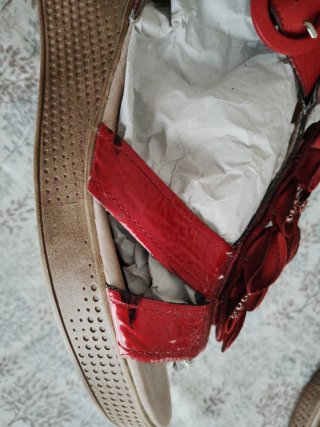 Sandalias Hispanitas Rojas