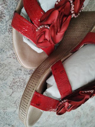 Sandalias Hispanitas Rojas