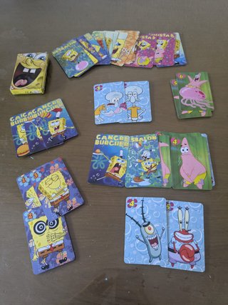 Baraja de cartas Bob Esponja
