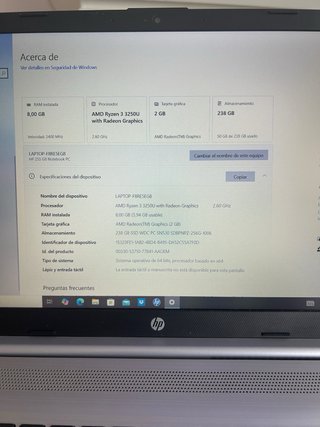 HP 255 G8 Notebook PC