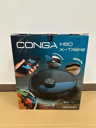 Robot aspirador Cecotec Conga M50 X-TREME negro