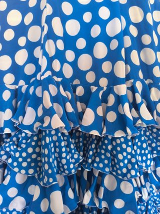 Vestido de Flamenca, inspiración Guajira.