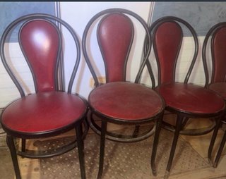 Juego de 4 sillas retro