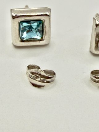 Pendientes Oro Blanco 18K 0.98GR