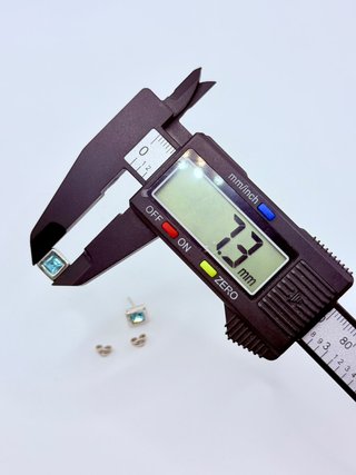 Pendientes Oro Blanco 18K 0.98GR