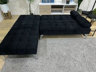 Sofá Cama Chaise Longue Gris 198cm