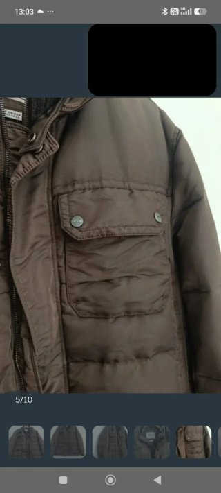 Piumino Geox marrone uomo taglia L