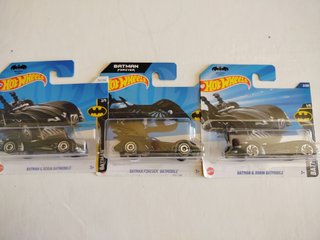 Hot Wheels 3x Batmobile Batman & Robin Forever