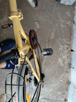 Bicicleta 20" plegable vintage edition