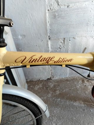 Bicicleta 20" plegable vintage edition