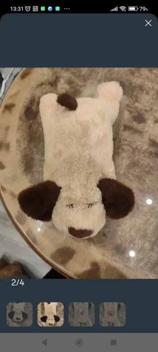 Peluche perro suave con latido real