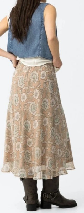 Falda midi Tiffosi floral talla S