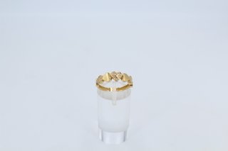 Anillo Corazones Circonitas Oro 18k.R:043-01-00280