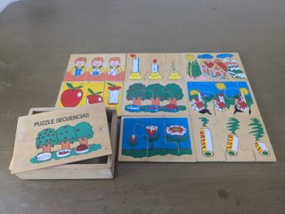 Puzzle Secuencias Madera Infantil