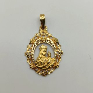 00826 Medalla Virgen Oro 18K