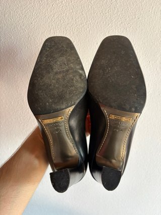 Dolce & Gabbana Scarpe Tacco Nero Oro