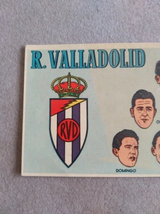 Cromos R. Valladolid 1954 Chocolate Batanga