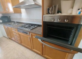 Conjunto Muebles Cocina Madera y Metal