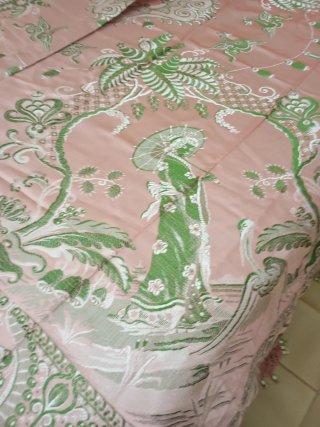 Colcha de seda con motivos jaisas japonés