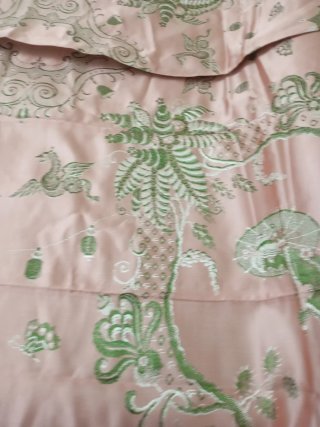 Colcha de seda con motivos jaisas japonés