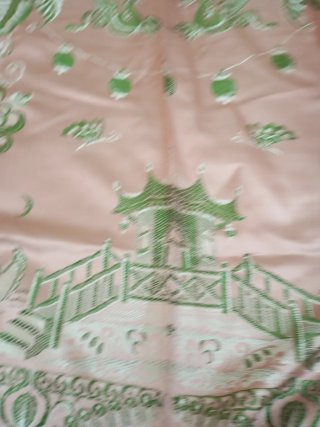 Colcha de seda con motivos jaisas japonés
