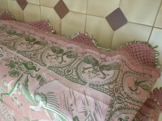 Colcha de seda con motivos jaisas japonés