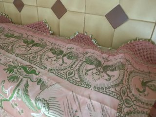 Colcha de seda con motivos jaisas japonés
