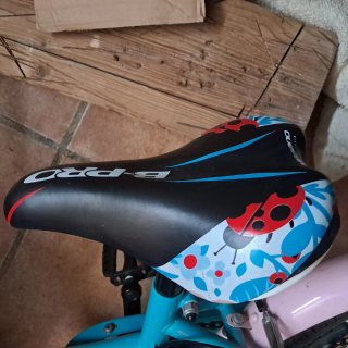 Bicicleta infantil B-Pro 16 azul y rosa