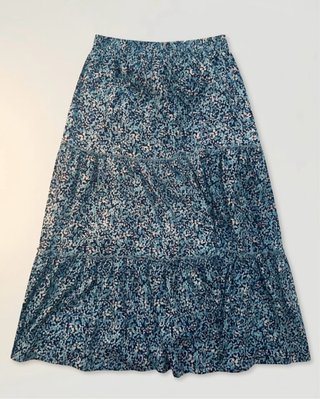Falda Midi Estampada Talla M
