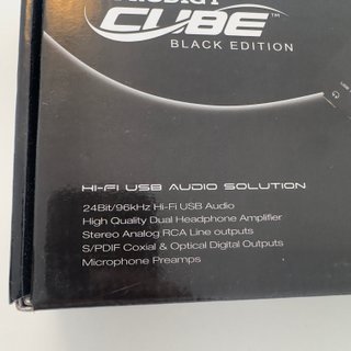 Tarjeta Sonido USB Audiotrak Prodigy Cube Black Ed