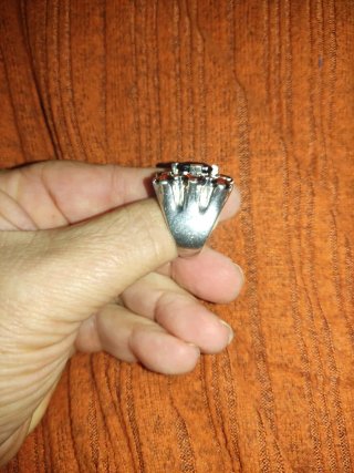 Anillo Plata y granates