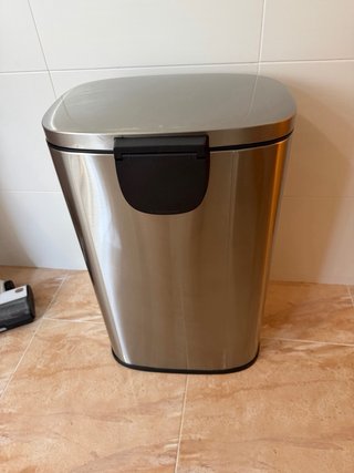 Cubo de basura 50L metálico