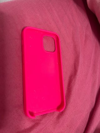 Funda iPhone 12 mini rosa fucsia