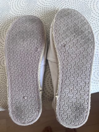 Alpargatas lona blanca