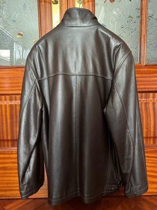 Chaqueta de piel J.pel Talla 52 Marrón chocolate