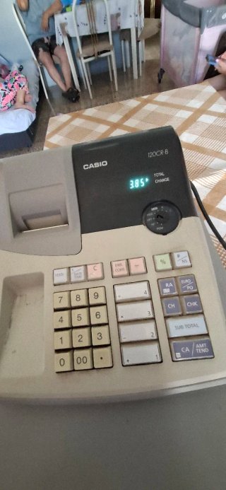 Caja Registradora Casio 120CR-B
