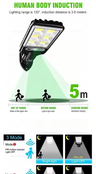 Farol LED Solar JING XIN JX-616E