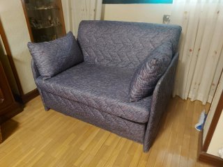 Sofá Cama Gris 2 Plazas