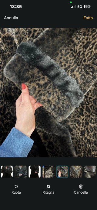 Pelliccia sintetica leopardata