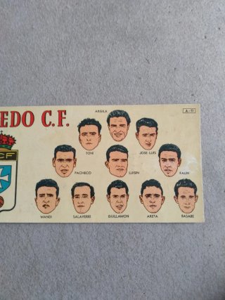 Oviedo C.F. Cromos 1954 Batanga