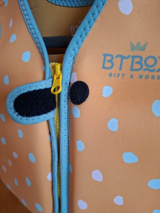 Chaleco flotador bebé BTBOX lunares talla XS