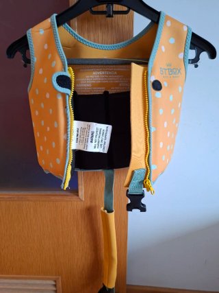 Chaleco flotador bebé BTBOX lunares talla XS