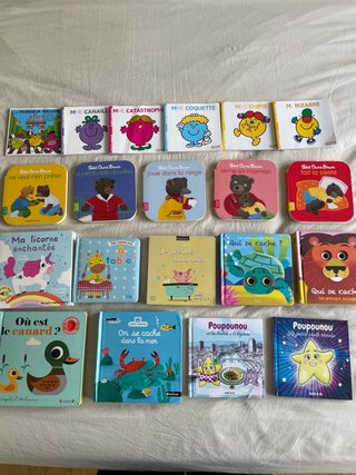 Lote libros infantiles 0-3 años en francés