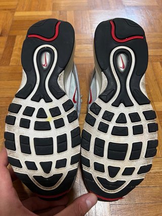 Nike Air Max 97 Argento Rosso