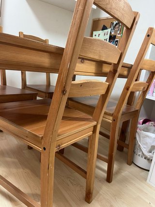 Mesa Comedor IKEA Madera Natural Modelo HÄGERNÄS