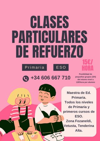 Clases particulares 15€/HORA