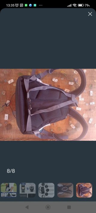 Mochila porta mascotas S negra