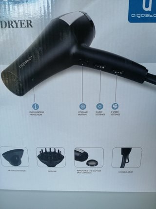 Secador de pelo Aigostar 2400W con caja